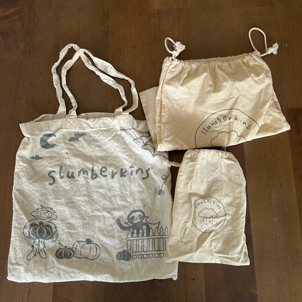 Slumberkins bag set